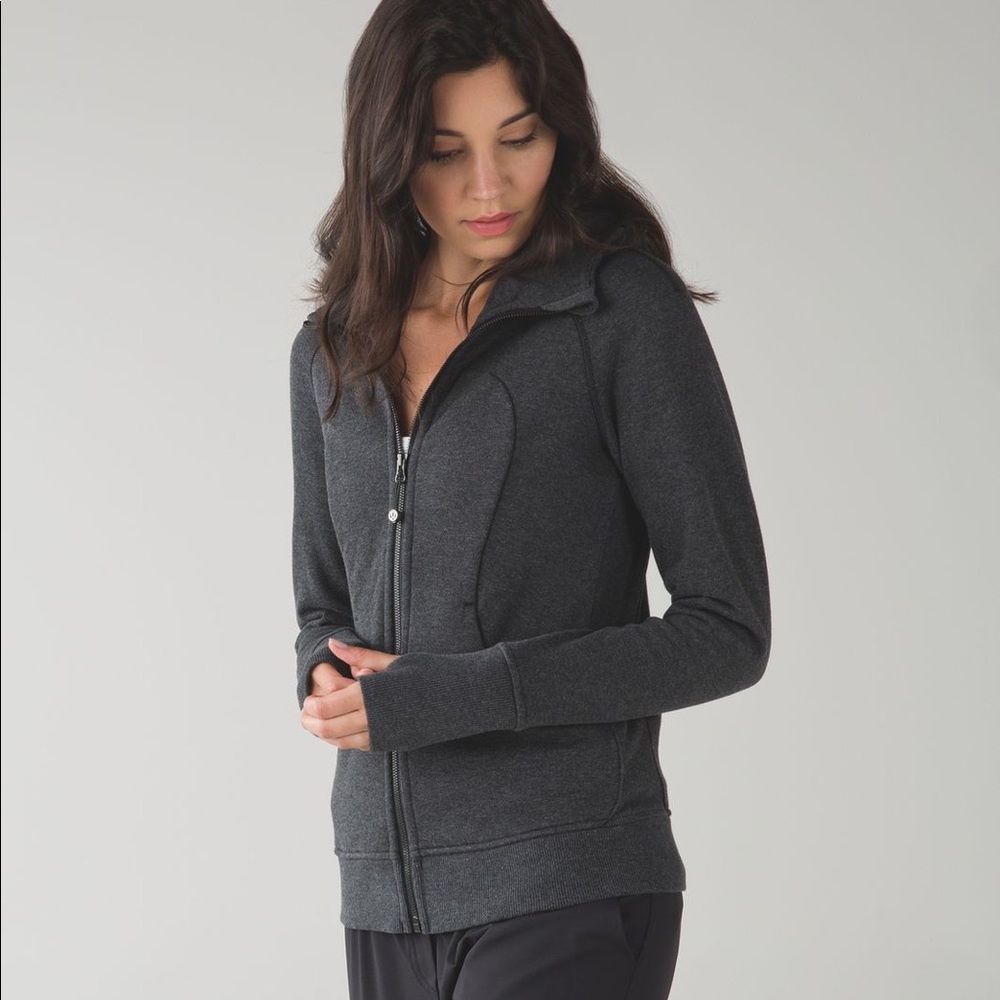 Lululemon Scuba Hoodie III Travel Heathered Black